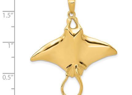 14K gold pendant, further view
