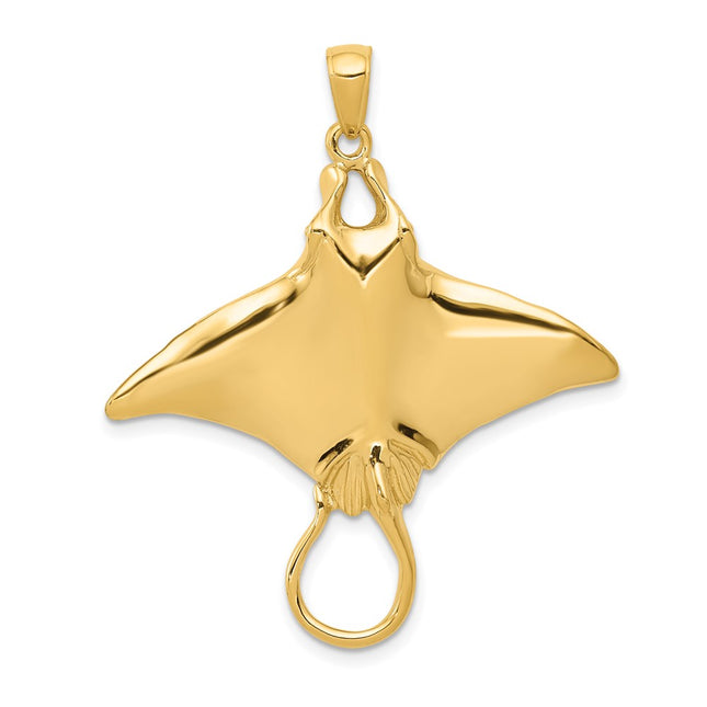 14k Yellow Gold Pendants Style K2929 - Classique Jewelry Inc.