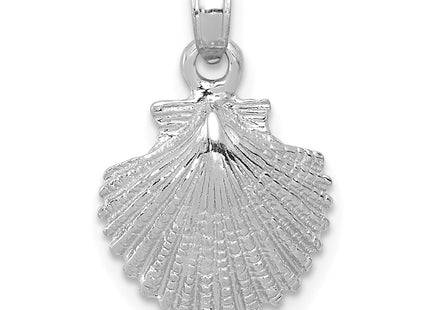 14K white gold pendant
