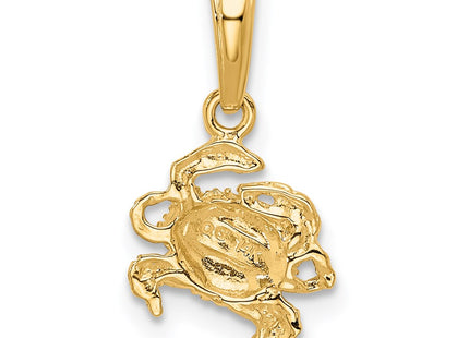 14K gold pendant, another view