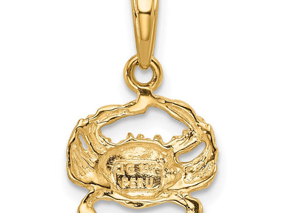14K gold pendant, another view