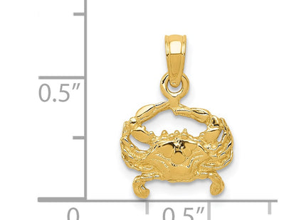 14K gold pendant, further view