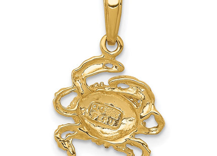 14K gold pendant, further view