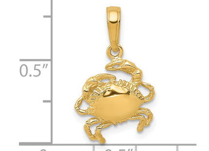 14K gold pendant, another view