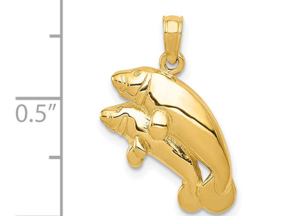 14k Yellow Gold Pendants Style K2997 - Classique Jewelry Inc.