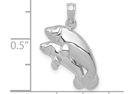 14k White Gold Pendants Style K2997W - Classique Jewelry Inc.