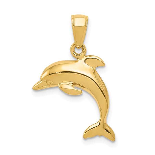 14k Yellow Gold Pendants Style K3012 - Classique Jewelry Inc.