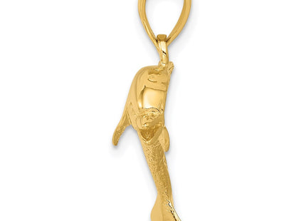 14K gold pendant, alternate view