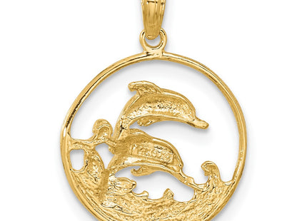 14k Yellow Gold Pendants Style K3018 - Classique Jewelry Inc.