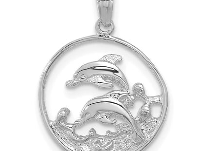 14k White Gold Pendants Style K3018W - Classique Jewelry Inc.