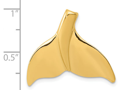 14k Whale Tail Chain Slide, 22 x 22mm