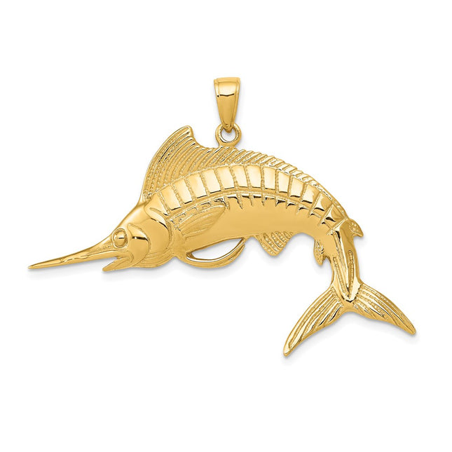 14k Yellow Gold Pendants Style K3040 - Classique Jewelry Inc.