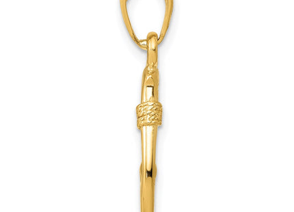 14k Yellow Gold Pendants Style K3043 - Classique Jewelry Inc.