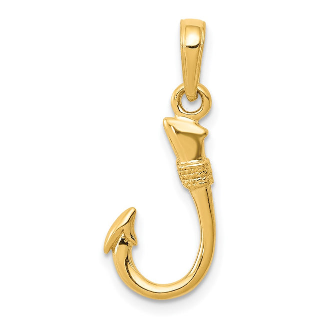 14k Yellow Gold Pendants Style K3043 - Classique Jewelry Inc.