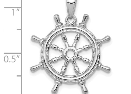 14k White Gold Pendants Style K3071W - Classique Jewelry Inc.