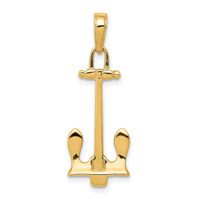 14k Yellow Gold Pendants Style K3077 - Classique Jewelry Inc.
