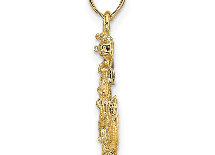 14k Yellow Gold Pendants Style K3078 - Classique Jewelry Inc.