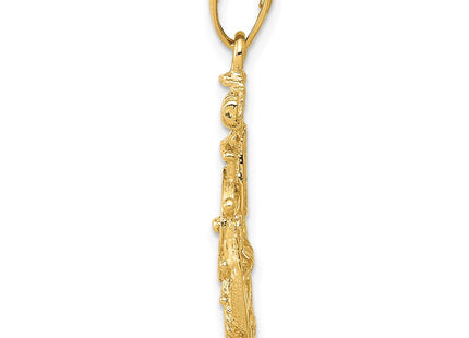 14k Yellow Gold Pendants Style K3080 - Classique Jewelry Inc.