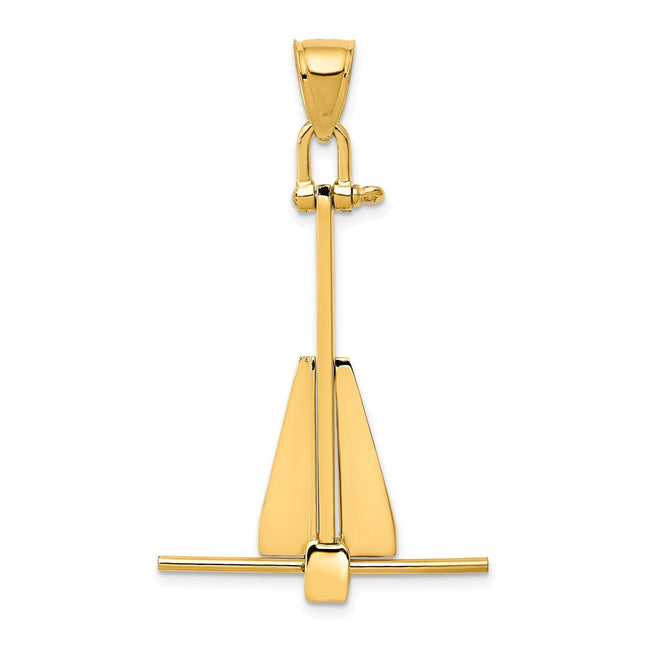 14k Yellow Gold Pendants Style K3086 - Classique Jewelry Inc.