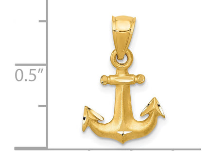 14k Yellow Gold Pendants Style K3089 - Classique Jewelry Inc.