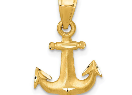 14k Yellow Gold Pendants Style K3089 - Classique Jewelry Inc.