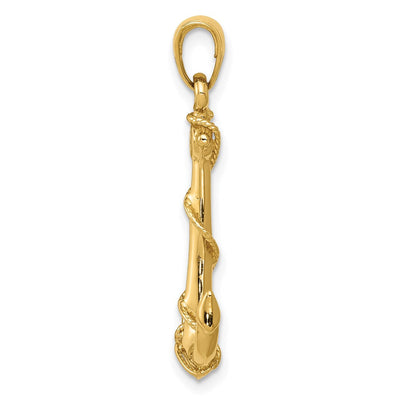 14K Sailboat Pendant, 24 x 16mm