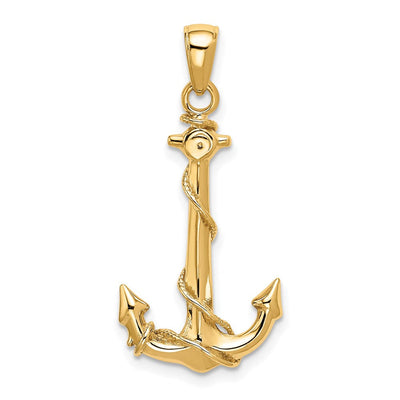 14K Sailboat Pendant, 24 x 16mm
