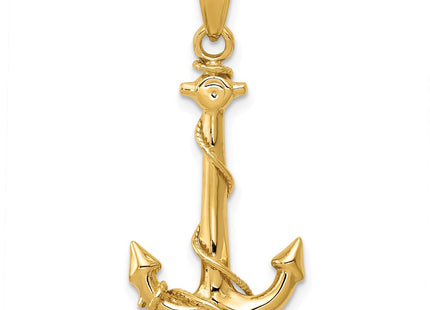 14k Yellow Gold Pendants Style K3091 - Classique Jewelry Inc.