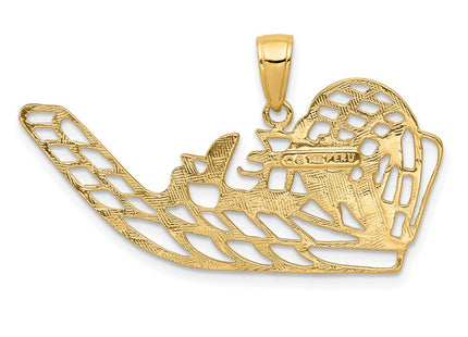 14k Yellow Gold Pendants Style K3102 - Classique Jewelry Inc.
