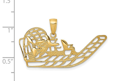14k Yellow Gold Pendants Style K3102 - Classique Jewelry Inc.