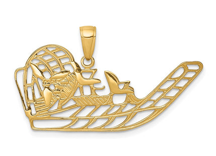14k Yellow Gold Pendants Style K3102 - Classique Jewelry Inc.