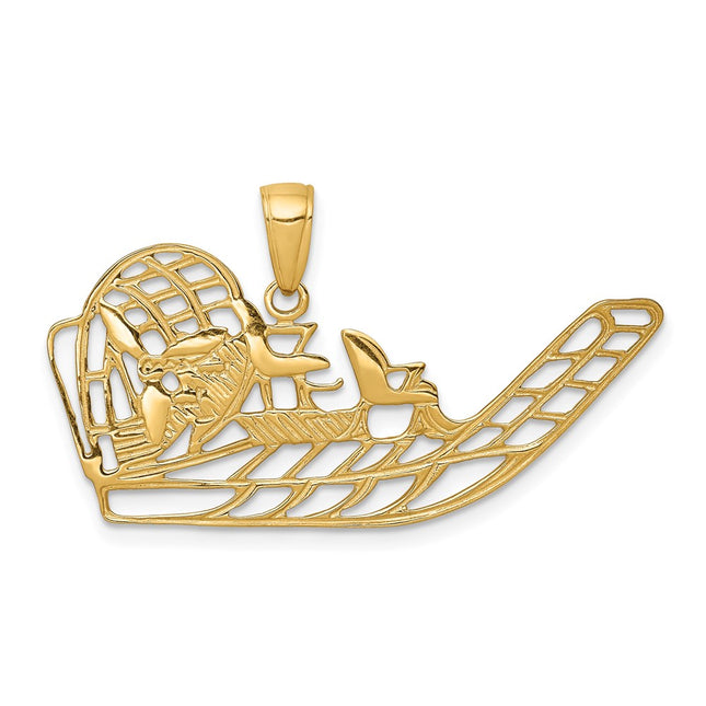 14k Yellow Gold Pendants Style K3102 - Classique Jewelry Inc.