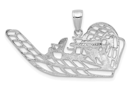 14k White Gold Pendants Style K3102W - Classique Jewelry Inc.