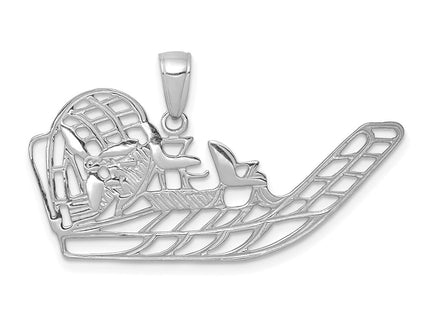 14k White Gold Pendants Style K3102W - Classique Jewelry Inc.