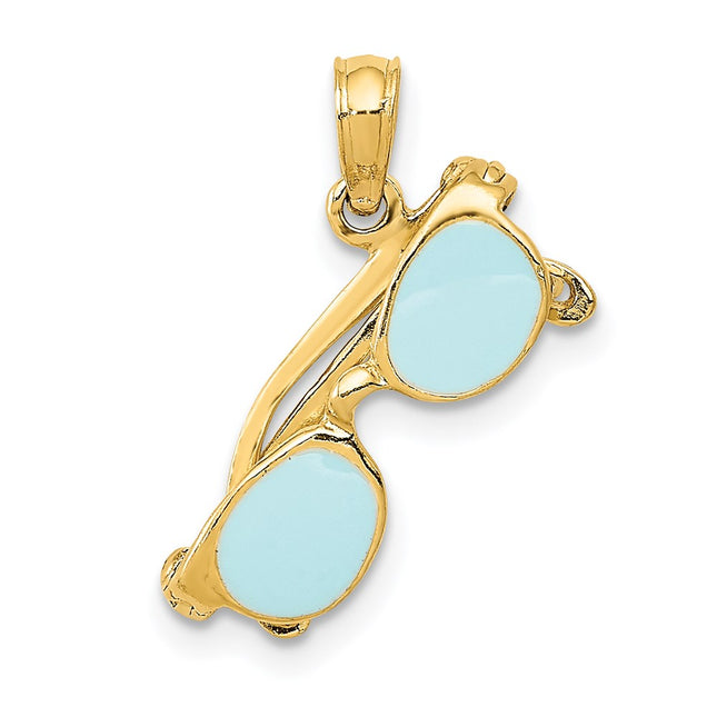 14k Yellow Gold Pendants Style K3106 - Classique Jewelry Inc.