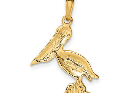 14k Pelican Pendant (Style K3118)