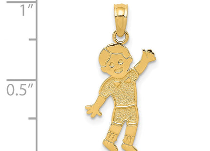 14k Yellow Gold Pendants Style K3173 - Classique Jewelry Inc.