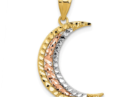14k Two-tone Pendants Style K3199 - Classique Jewelry Inc.