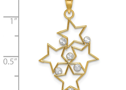 14k Yellow & Rhodium Jewelry Style K3200 - Classique Jewelry Inc.