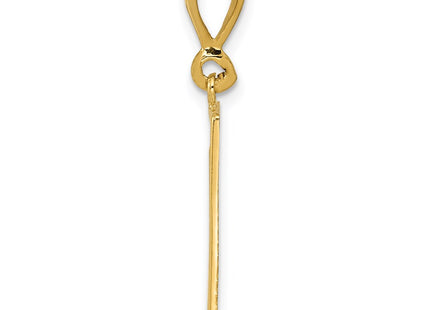 14k Yellow Gold Pendants Style K3207 - Classique Jewelry Inc.