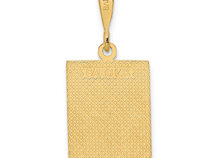 14k Yellow Gold Pendants Style K3207 - Classique Jewelry Inc.
