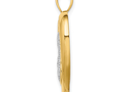 14k Yellow & Rhodium Jewelry Style K3247 - Classique Jewelry Inc.