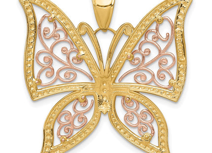 14k Two-tone Pendants Style K3249 - Classique Jewelry Inc.