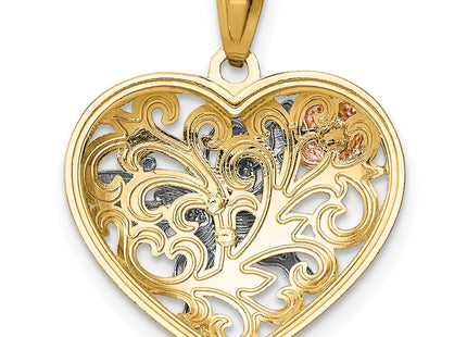 14k Tri-Color Pendants Style K3250 - Classique Jewelry Inc.