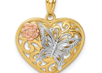 14k Tri-Color Pendants Style K3250 - Classique Jewelry Inc.