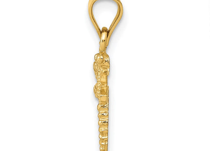 14K gold dragonfly pendant, alternate view