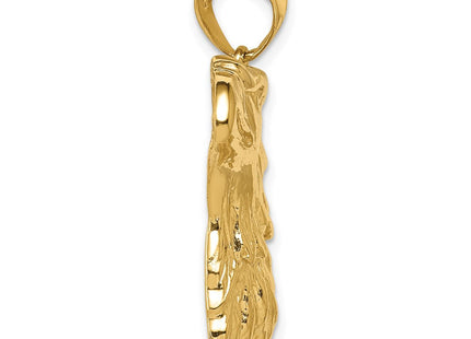 14k Eagle Head Pendant (Style K3280)