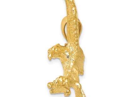 14K gold pendant, alternate view