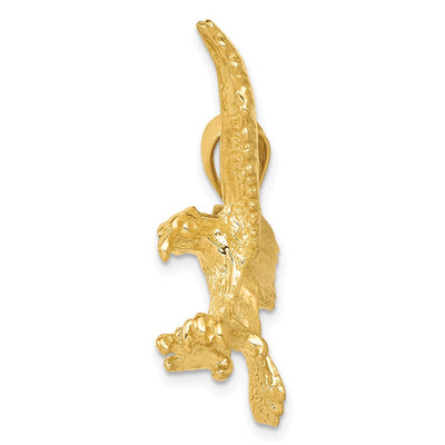 14K Eagle Pendant, 24 x 37.5mm
