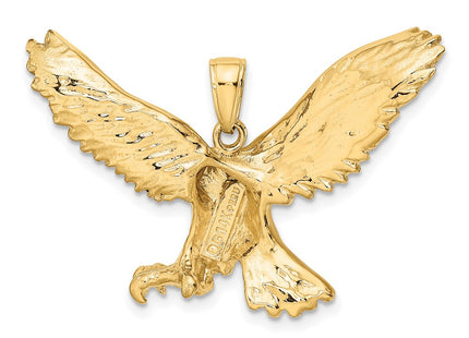 14K gold pendant, another view